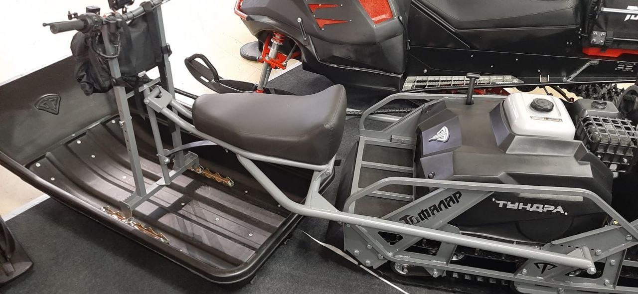 Мотобуксировщик Тофалар ТУНДРА Толкач 600, 20 л.с., с реверсом, с электростартером, с подогревом, катковая