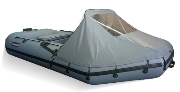 Тент носовой для лодки ПВХ Хантер 280 (все варианты)